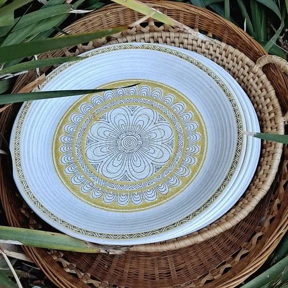 Franciscan Earthenware Stoneware 6 Dinner Plates - Picture 3 of 4